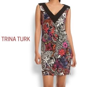 Trina Turk Charline Floral Print Shift Dress
